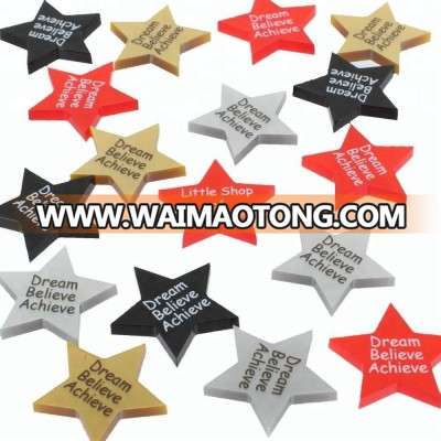 Dream Believe Achieve Motivation Goals Small Stars Keychain Promotional Gift Awards Custom Logo As Your Request AD907