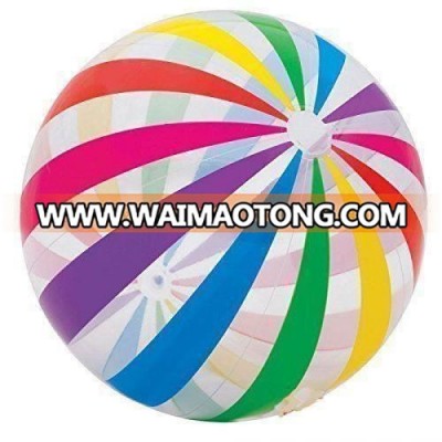 PROMOTIONAL gift Giant Intex 42" Inflatable beach ball Colourful strip design Jumbo ball GC007